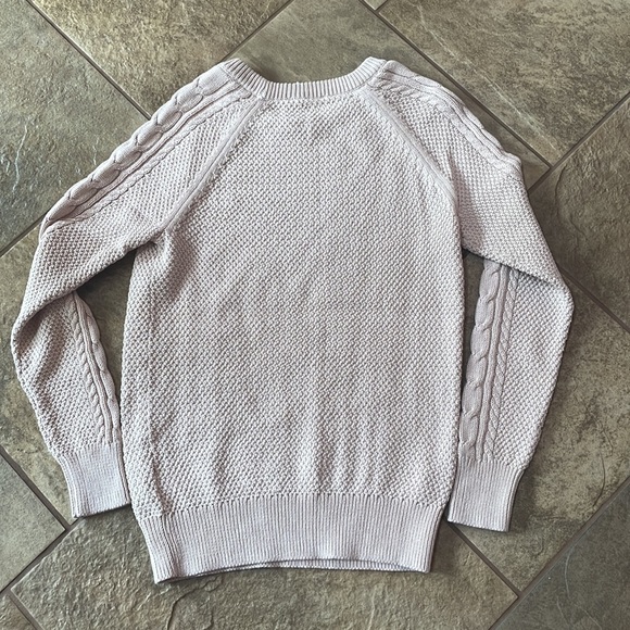 + GAP + Dull Pink Cable Knit Sweater - Picture 5 of 5